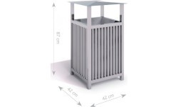 Stainless Steel Trash Bin Inter-Play 03