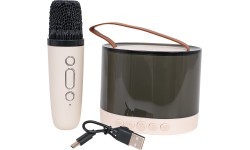 Karaoke Microphone + Illuminated Speaker Set
