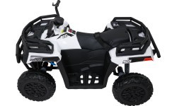 Keturratis elektromobilis WOLF 4x4 ATV Quad baltas