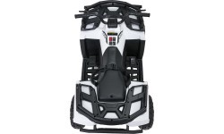 Keturratis elektromobilis WOLF 4x4 ATV Quad baltas