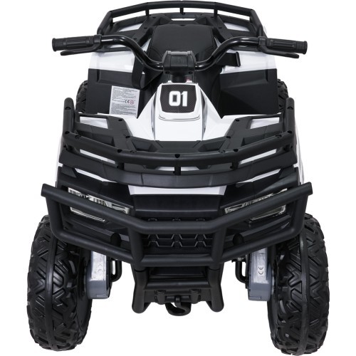 Keturratis elektromobilis WOLF 4x4 ATV Quad baltas