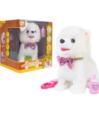 Interactive White Dog