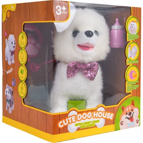 Interactive White Dog