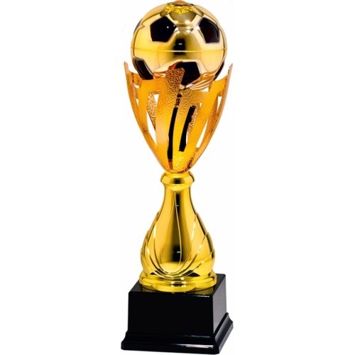 Taurė 9708 Futbolas - 37cm - Auksinė