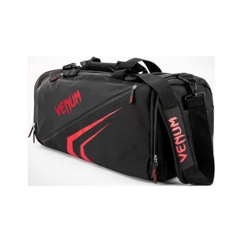 Спортивная сумка Venum Trainer Lite Evo - черная/красная