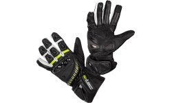 Motociklininkų pirštinės W-TEC Evolation - Juoda-balta-fluo