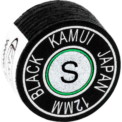 Наклейка для кия Kamui Black Soft 12 мм, 1 шт.