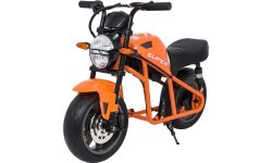 Elektrinis motociklas SUPERMOTO, oranžinis