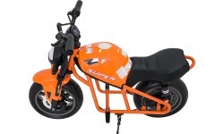 Elektrinis motociklas SUPERMOTO, oranžinis