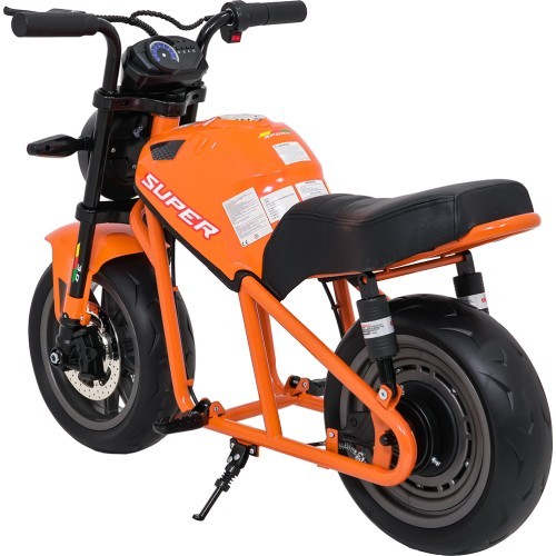 Elektrinis motociklas SUPERMOTO, oranžinis