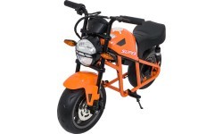 Elektrinis motociklas SUPERMOTO, oranžinis