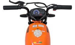 Elektrinis motociklas SUPERMOTO, oranžinis