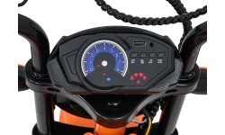 Электромотоцикл SUPERMOTO, оранжевый