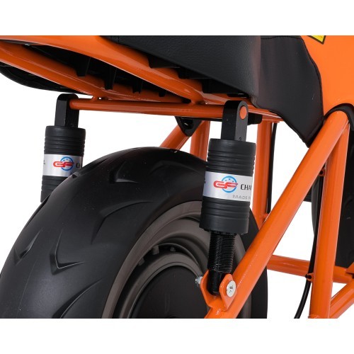 Elektrinis motociklas SUPERMOTO, oranžinis