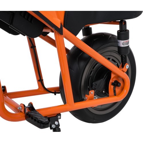 Elektrinis motociklas SUPERMOTO, oranžinis