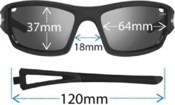 Tifosi Dolomite 2.0 Sunglasses, 1020100101, matte black, 100% UV protection