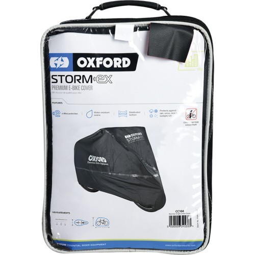 Single E-Bike Cover Oxford Stormex (Black)