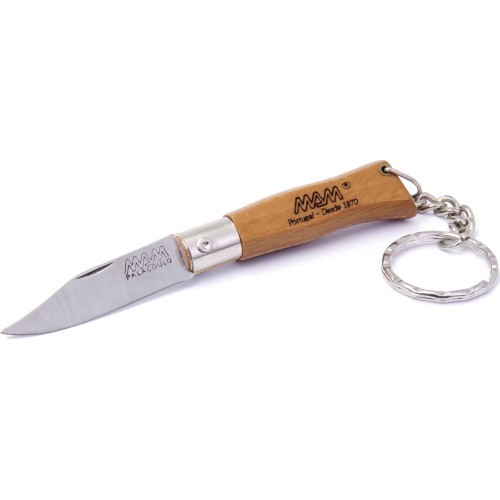 Sudedamas peilis su raktų pakabuku MAM Douro 2002, buksmedis, 4,5 cm