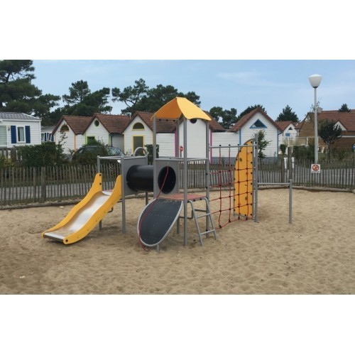 Multifunctional Playground Climbing Set Inter-Play Camellia