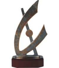 Statulėlė BEL391 - 17,5cm - Sidabras/Bronza