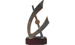 Statulėlė BEL391 - 17,5cm - Sidabras/Bronza