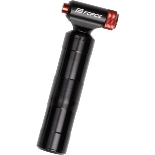 CO2 pump FORCE CAN, with release button (black)