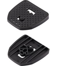 PEDAL PLATE 2.0 pedal adapters for Shimano SPD, flat (black)