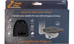 Адаптеры для педалей PEDAL PLATE 2.0 Shimano SPD, плоские (черные)