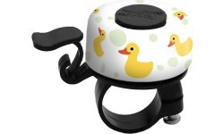 Bicycle Bell Bonin Ducks & Dots, White
