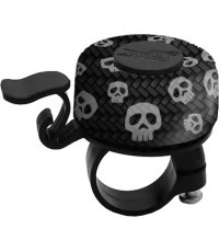 Dviračio skambutis BONIN Skulls (juoda/pilka)