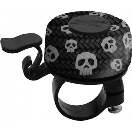 BONIN Skulls Bicycle Bell (black/grey)