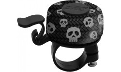 Dviračio skambutis BONIN Skulls (juoda/pilka)