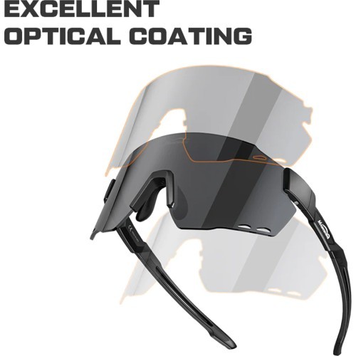 Magicshine WINDBREAKER goggles, (white/orange)