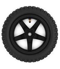 Wheel black 12.5x2.25-8 all terrain, traction