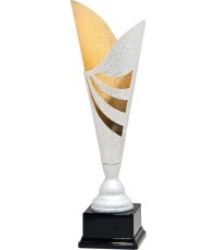 Taurė 7032 - 45cm - Sidabras/Auksas