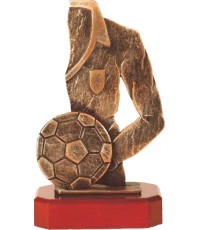 Statulėlė BEL182 Futbolas - 25cm - Bronza