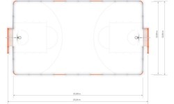 Futbolo aikštė Arena Inter-Play 3 (21x12 m)