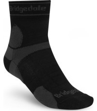 UL TrailRun Merino Sport 3/4 kojinės, juodos/pilkos, S - 816