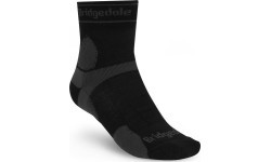 UL TrailRun Merino Sport 3/4 kojinės, juodos/pilkos, S - 816