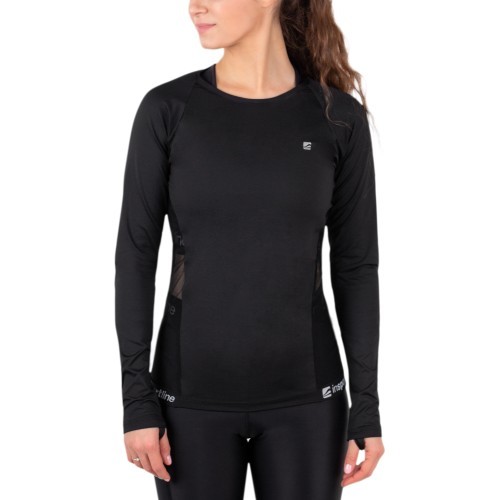Женская футболка inSPORTline T-Long - Чёрный