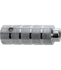 BMX atramos kojoms (pegai) // 14 mm ašis, 38 x 110 mm, plienas (sidabriniai)