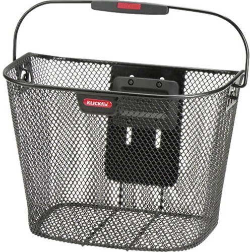 Велосипедная сумка на руль Rixen & Kaul KLICKfix // с креплением KLICKfix, металлическая (чёрная)