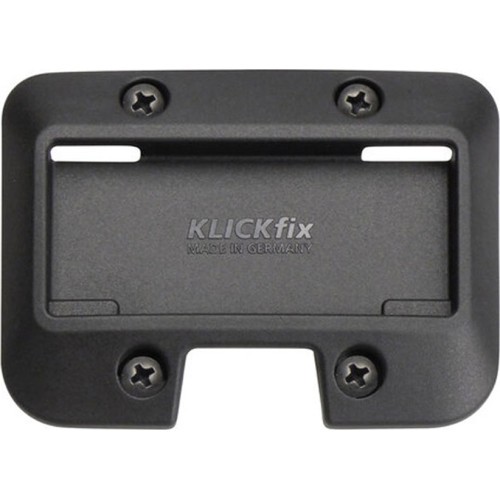 Rixen & Kaul KLICKfix bicycle handlebar bag // with KLICKfix holder, metal (black)