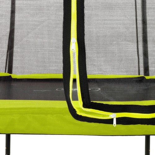 EXIT Silhouette trampoline ø244cm - green Outdoor Round Coil spring Above ground trampoline