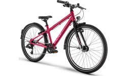 PUKY Cyke 24-8 Alu Active Bike, berry/black