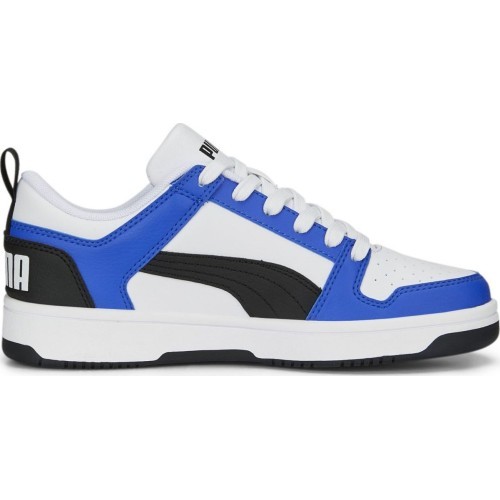Puma подростковые кроссовки Rebound Layup Lo SL Jr White Blue 370490 19