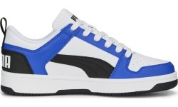 Puma Rebound Layup Lo SL Jr Junior Sneakers White Blue 370490 19