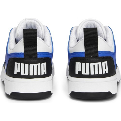 Puma подростковые кроссовки Rebound Layup Lo SL Jr White Blue 370490 19