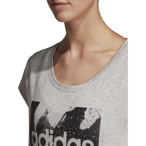 Блузка Adidas W E AOP Tee, серая DU0636