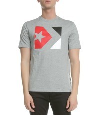 Converse Marškinėliai Star Chevron Tri Color Tee Grey 10005884 035